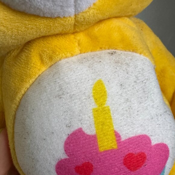 Care Bears Birthday Bear Plush Yellow 13" Stuffed Animal – Basic Fun - Picture 2 of 5